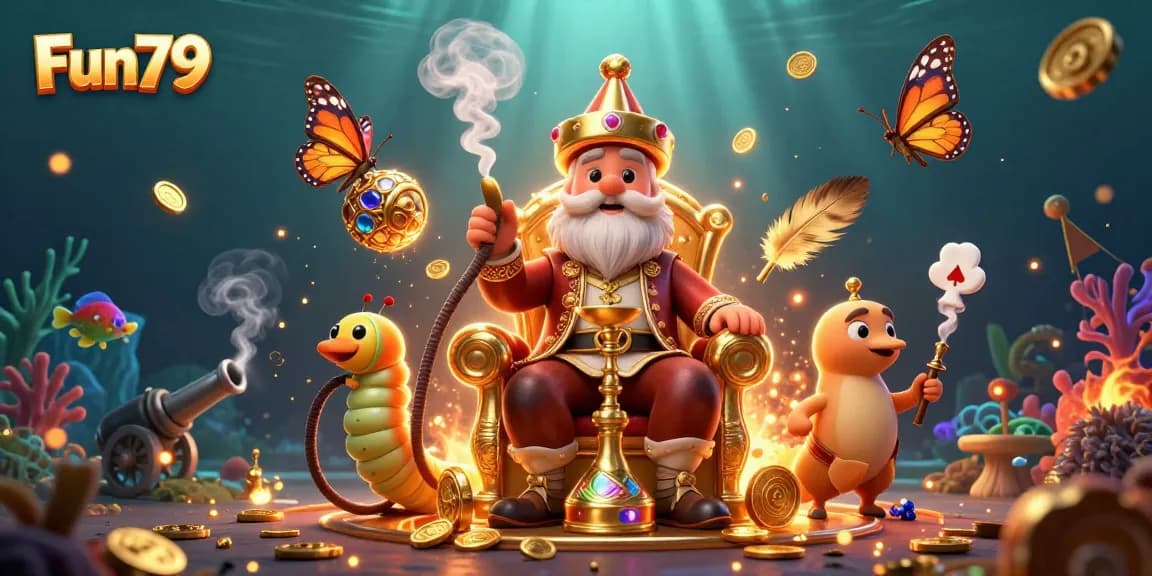 Engage in thrilling fish shooting gameplay at Fun79 with dynamic 3D elements and vibrant underwater scenes.