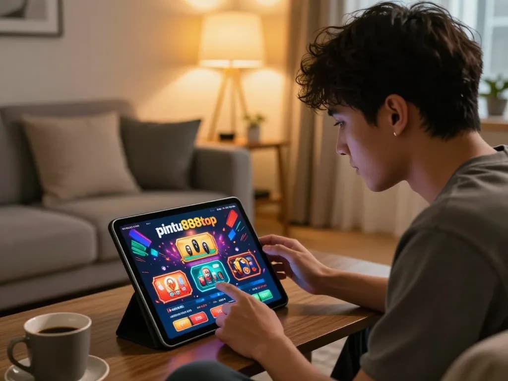 Engaging gameplay on pintu888top's casino interface showcasing strategic online gambling.