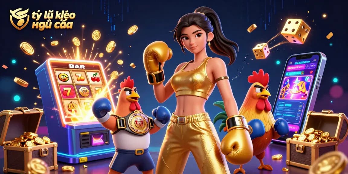 Experience the thrill of tỷ lệ kèo nhà cái with a vibrant and dynamic casino scene featuring action and excitement!