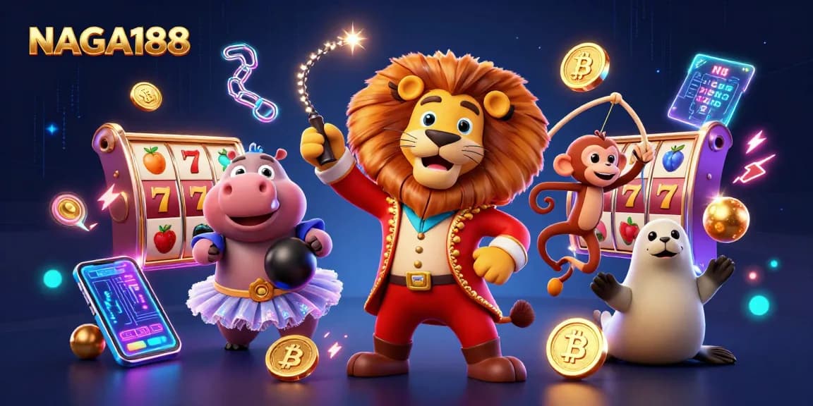 NAGA188 memberikan pengalaman bermain kasino online yang seru dan menarik dengan karakter konyol dan elemen jackpot yang menggoda.
