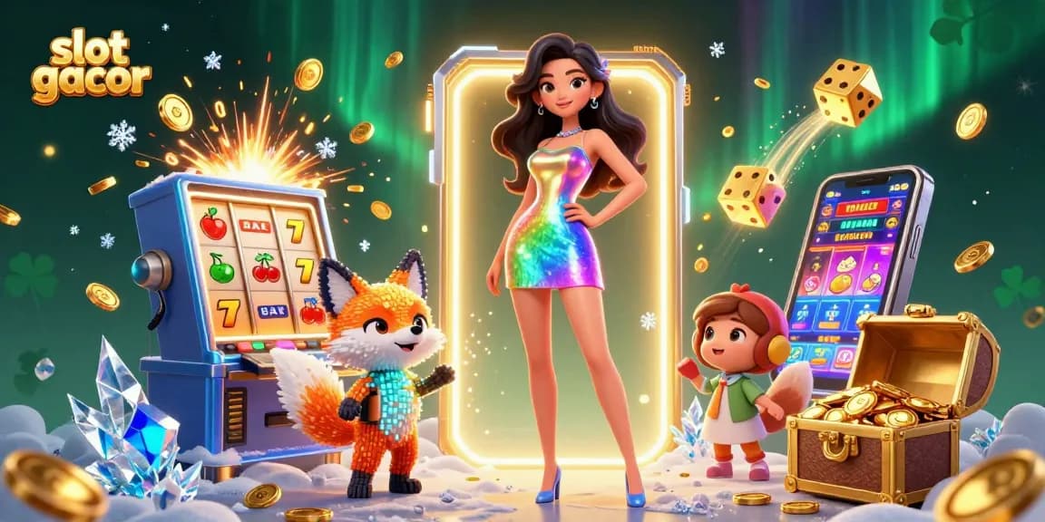 Spin and win jackpot rewards on slot gacor with vibrant 3D casino graphics and exciting game elements.