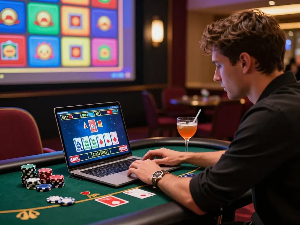 Exciting online casino experience at MM88 with vibrant gaming table and live dealer interface