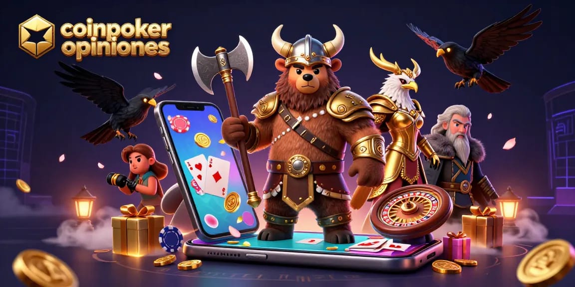 Coinpoker opinioni: Gioca a poker con un'illustrazione 3D esclusiva e dettagliata con personaggi fantastici.