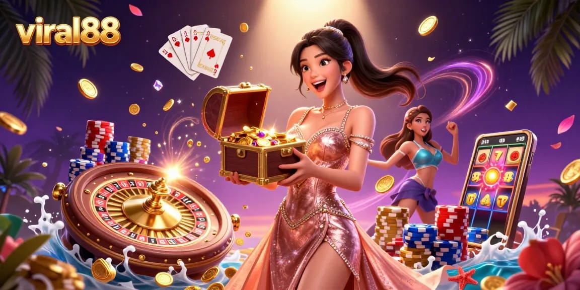 Experience the excitement of viral88 with enchanting slot games and treasure-filled adventures.