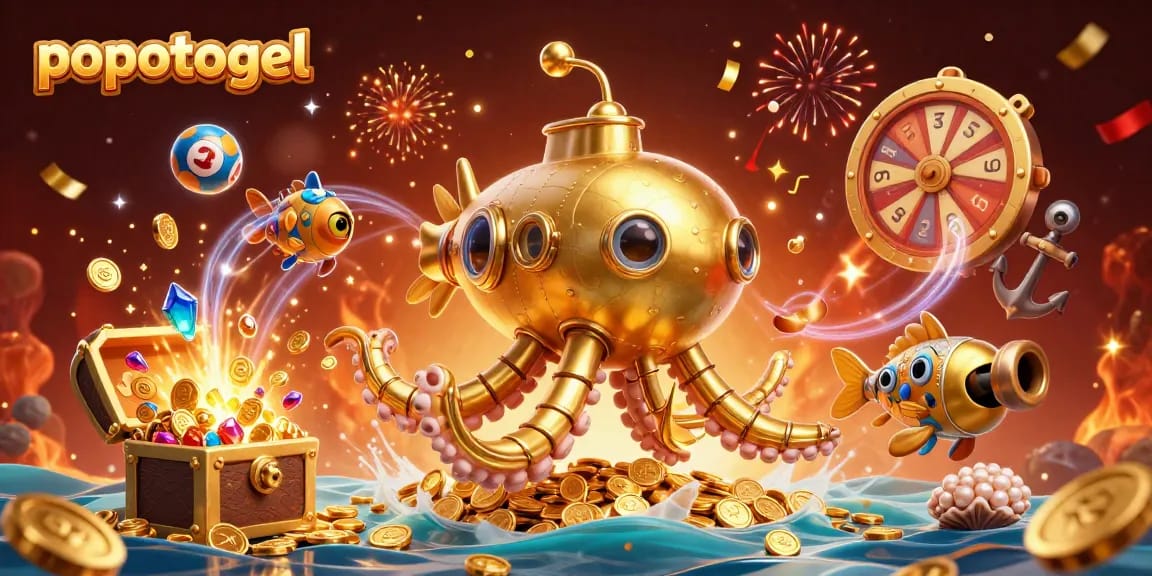 Experience thrilling wins with popotogel's vibrant lottery-themed underwater adventure.