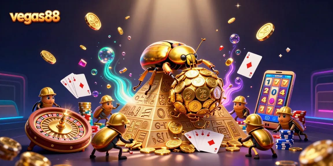 Menangkan jackpot di vegas88 dengan karakter unik dan simbol kasino yang mengagumkan.