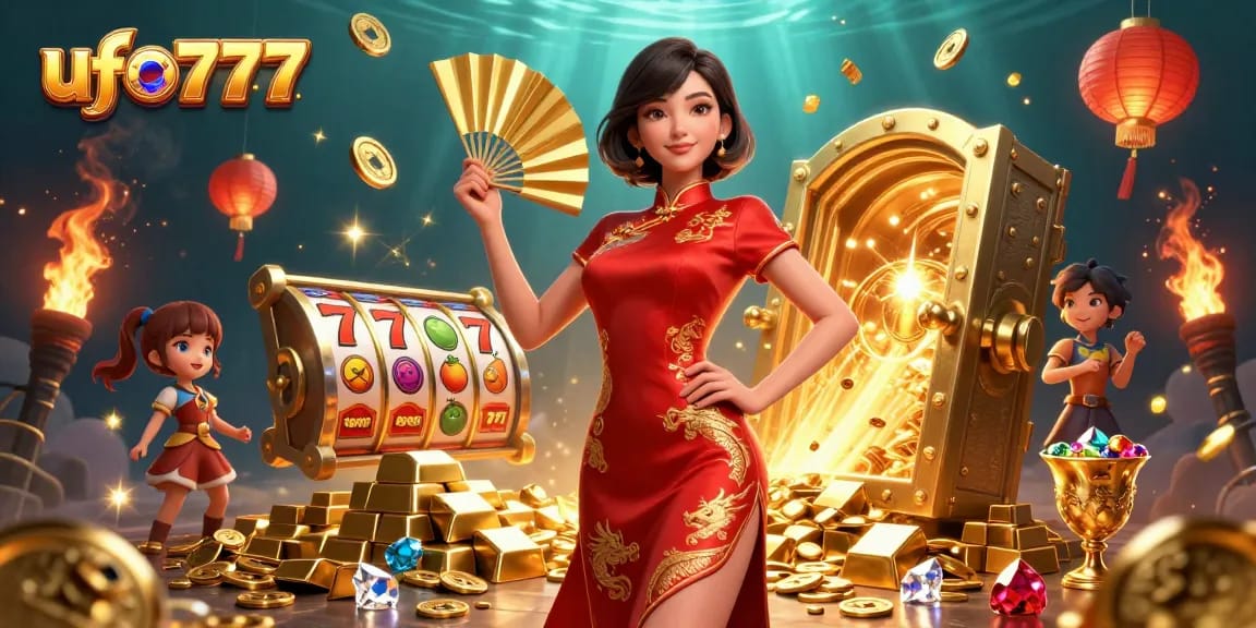 Join the ufo777 adventure with exciting slot games, golden treasures, and vibrant characters.