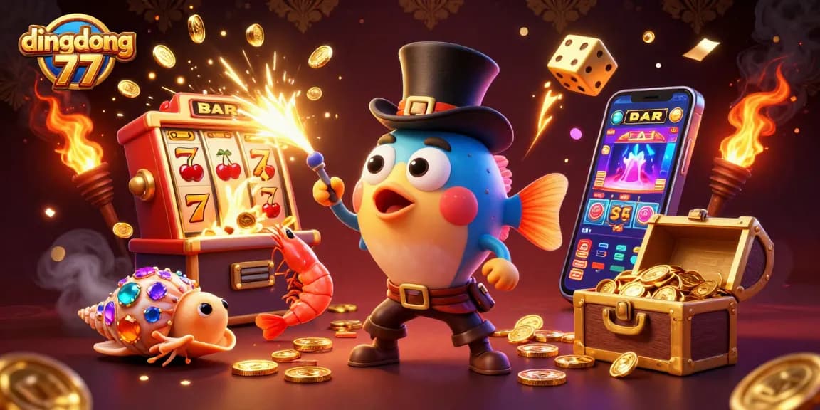 Play thrilling slots with dingdong 77, featuring dynamic cash rewards and exciting casino adventures.