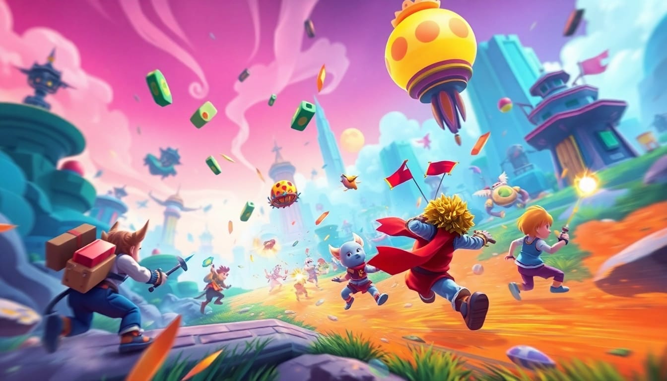 Engage with exciting gameplay dynamics from the yono game universe featuring colorful characters.