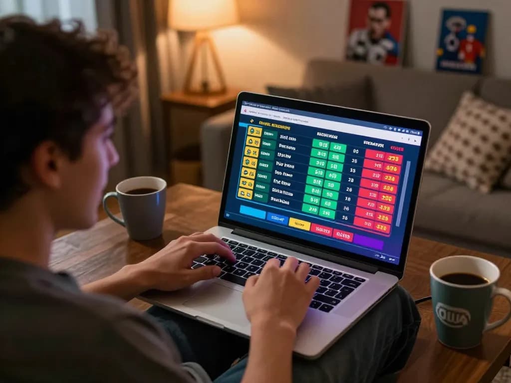 TG88 user placing sports bets online enjoying thrilling gameplay and strategic engagement.