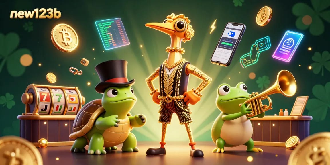Join the fun at new123b with vibrant 3D casino characters and crypto sensations!