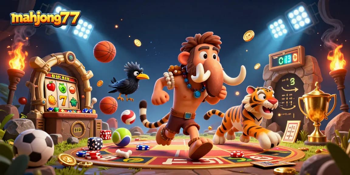 Experience the thrill of mahjong777 with vibrant slot reels and dynamic gaming elements in a captivating casino scene.