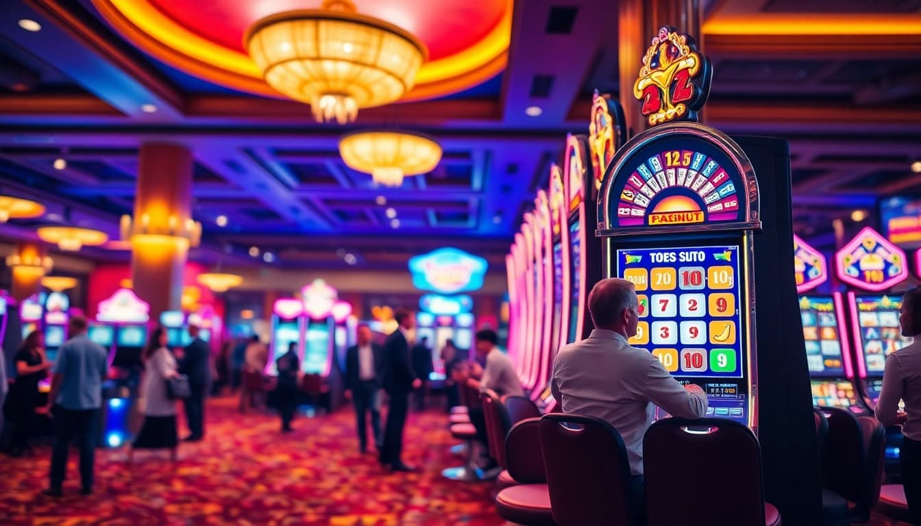 Putaran slot kenangan4d yang menarik dalam suasana kasino yang meriah