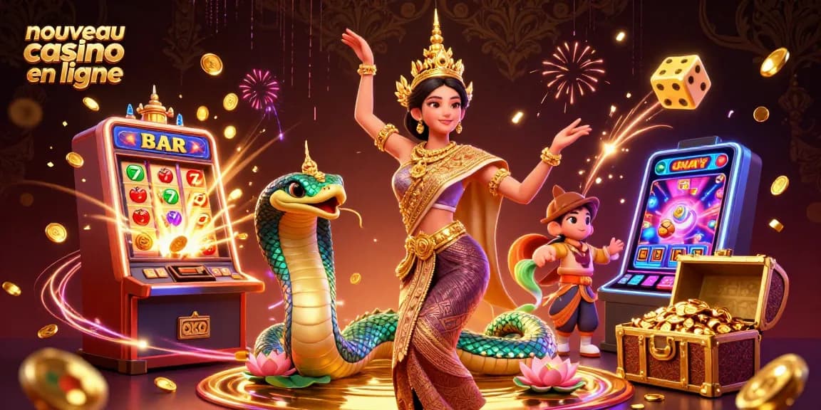 Découvrez l'excitation du nouveau casino en ligne avec des éléments de jeu vibrants et des thèmes culturels.