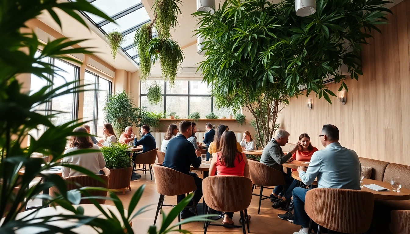 Experience the Best Cannabis Club Madrid with an inviting interior and vibrant social atmosphere.