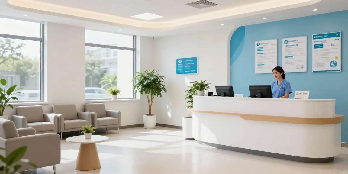 Gig workers health insurance options in a welcoming healthcare environment with medical services and patient care.
