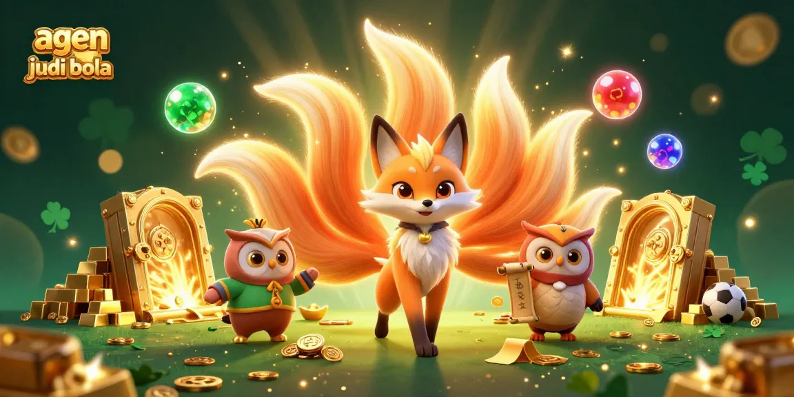 Place bets with agen judi bola and win big in this vibrant, animated casino scene.