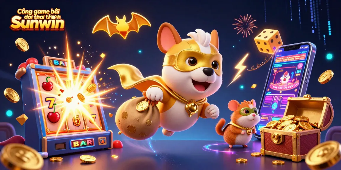Experience thrilling wins at Cổng game bài đổi thưởng Sunwin with vibrant casino elements