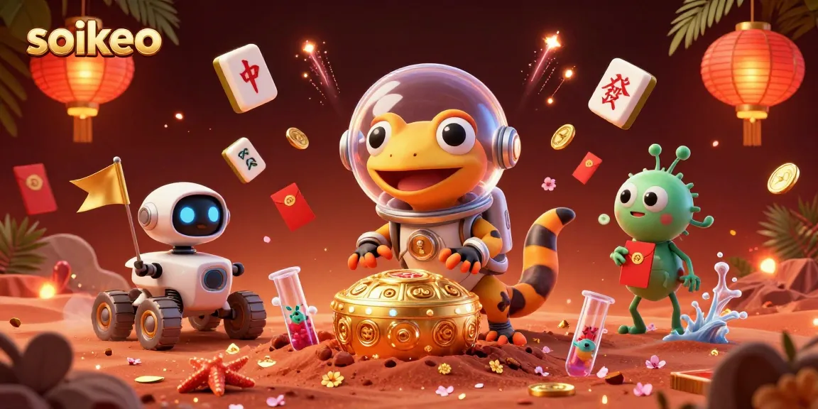 Soi keo reveals a captivating Martian casino scene with vibrant colors, showcasing unique gambling elements.