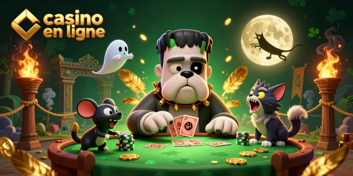 Jouez avec le bulldog Frankenstein au casino en ligne rempli de jeux et de chance.