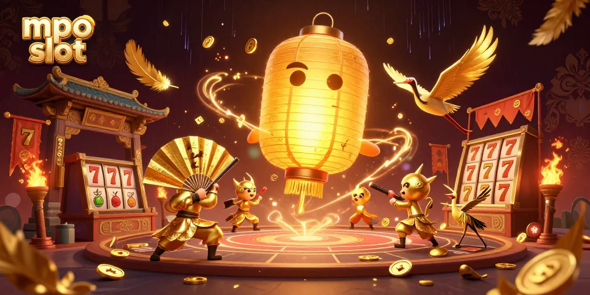 Experience mpo slot action with vibrant characters and dynamic gambling elements