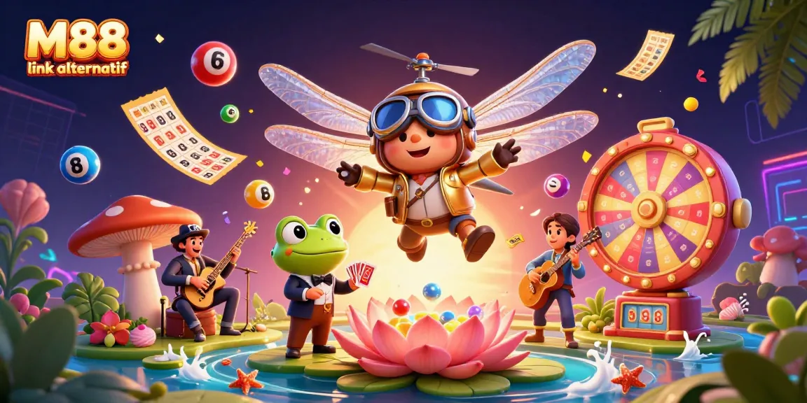 Engage with M88 link alternatif for vibrant online gaming experiences at a lily pad casino.