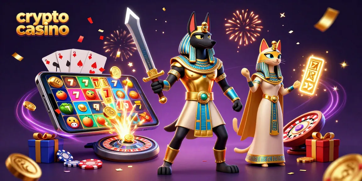 Le crypto casino offre des jeux de machines à sous colorées et des personnages égyptiens captivants.