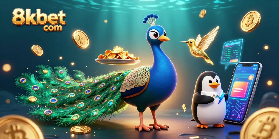 Experience thrilling gameplay at 8xbet com with vibrant casino characters and crypto elements.